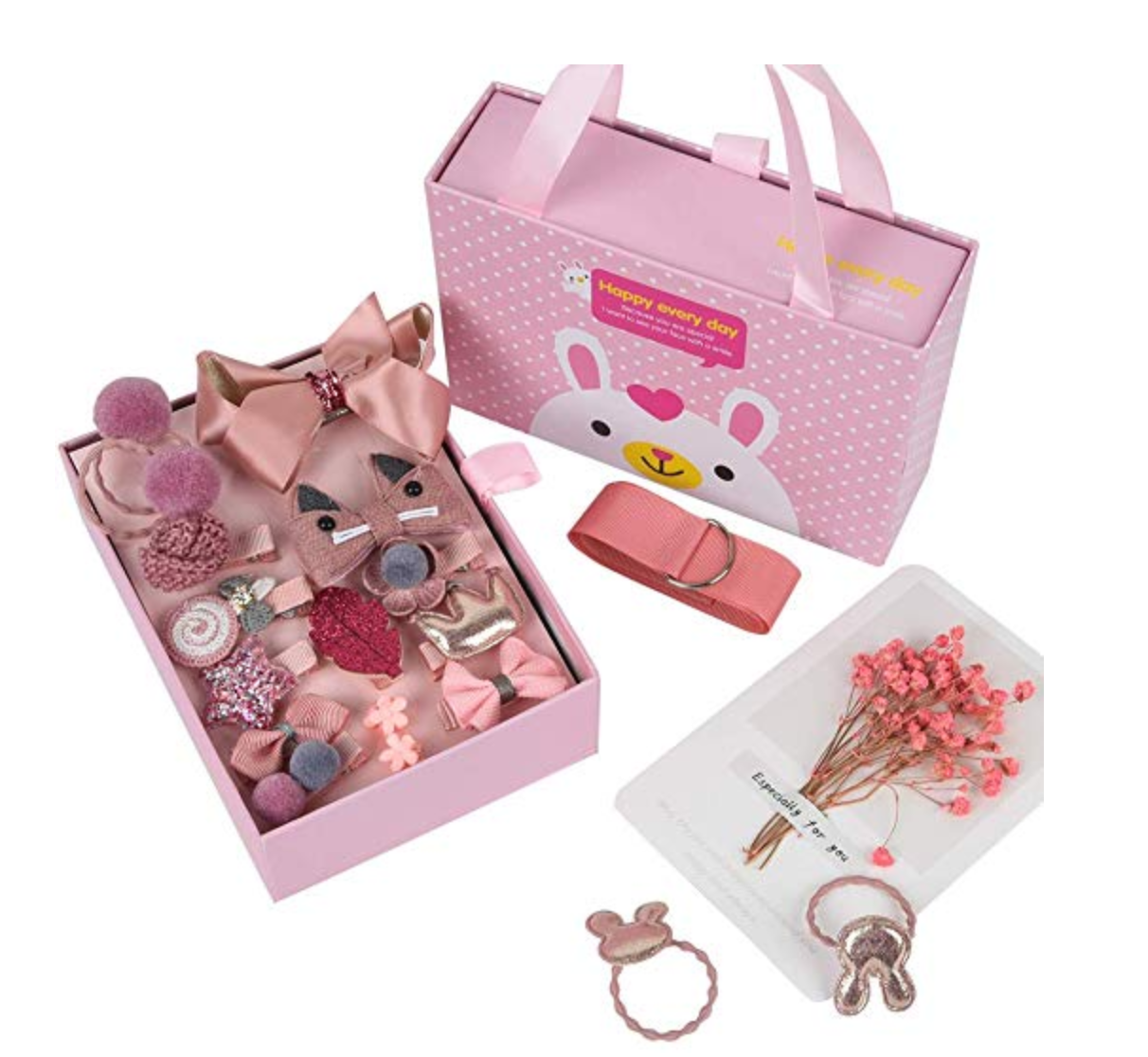A pack of girls hair clips.