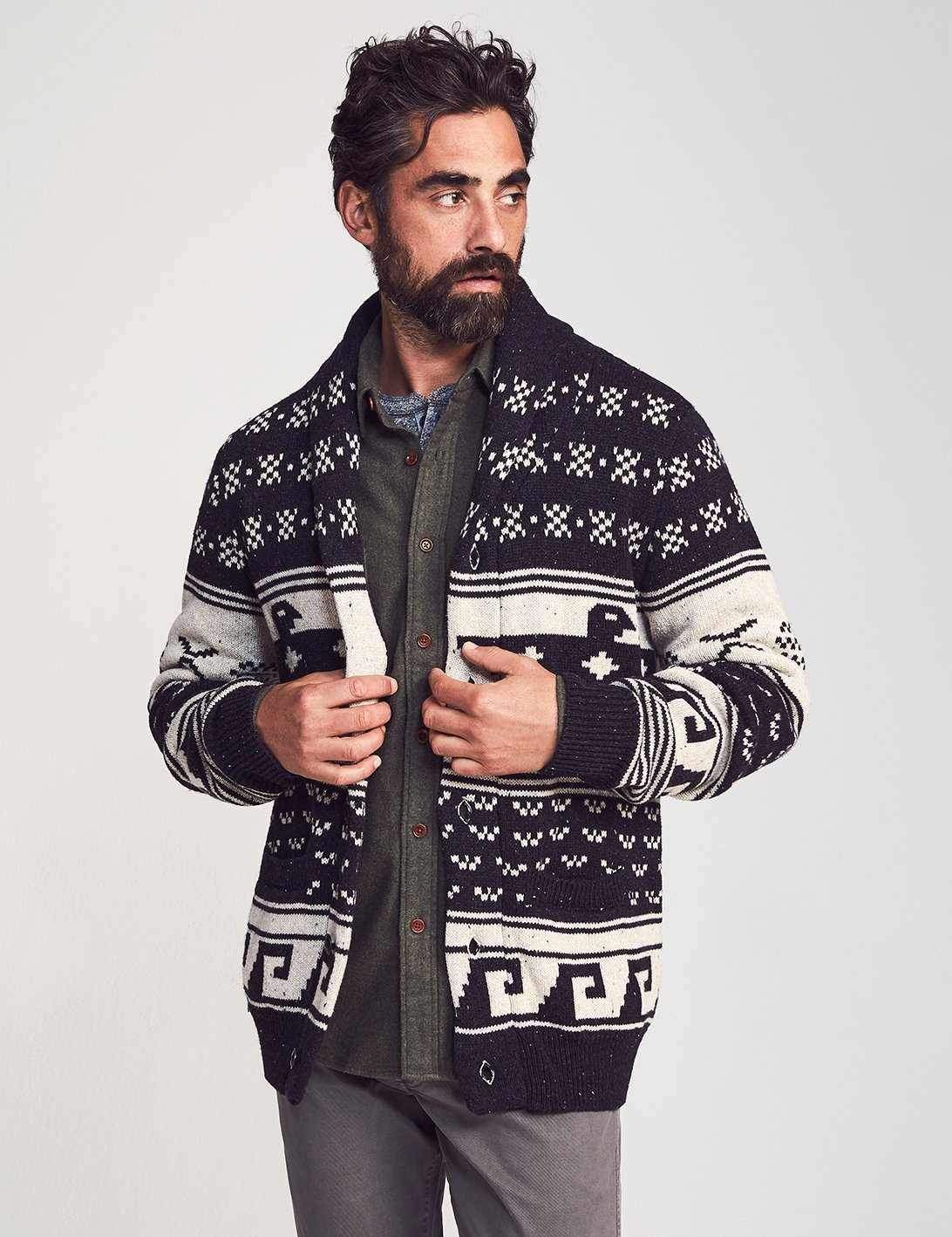 About Town Shawl Collar Cardigan ManÂ