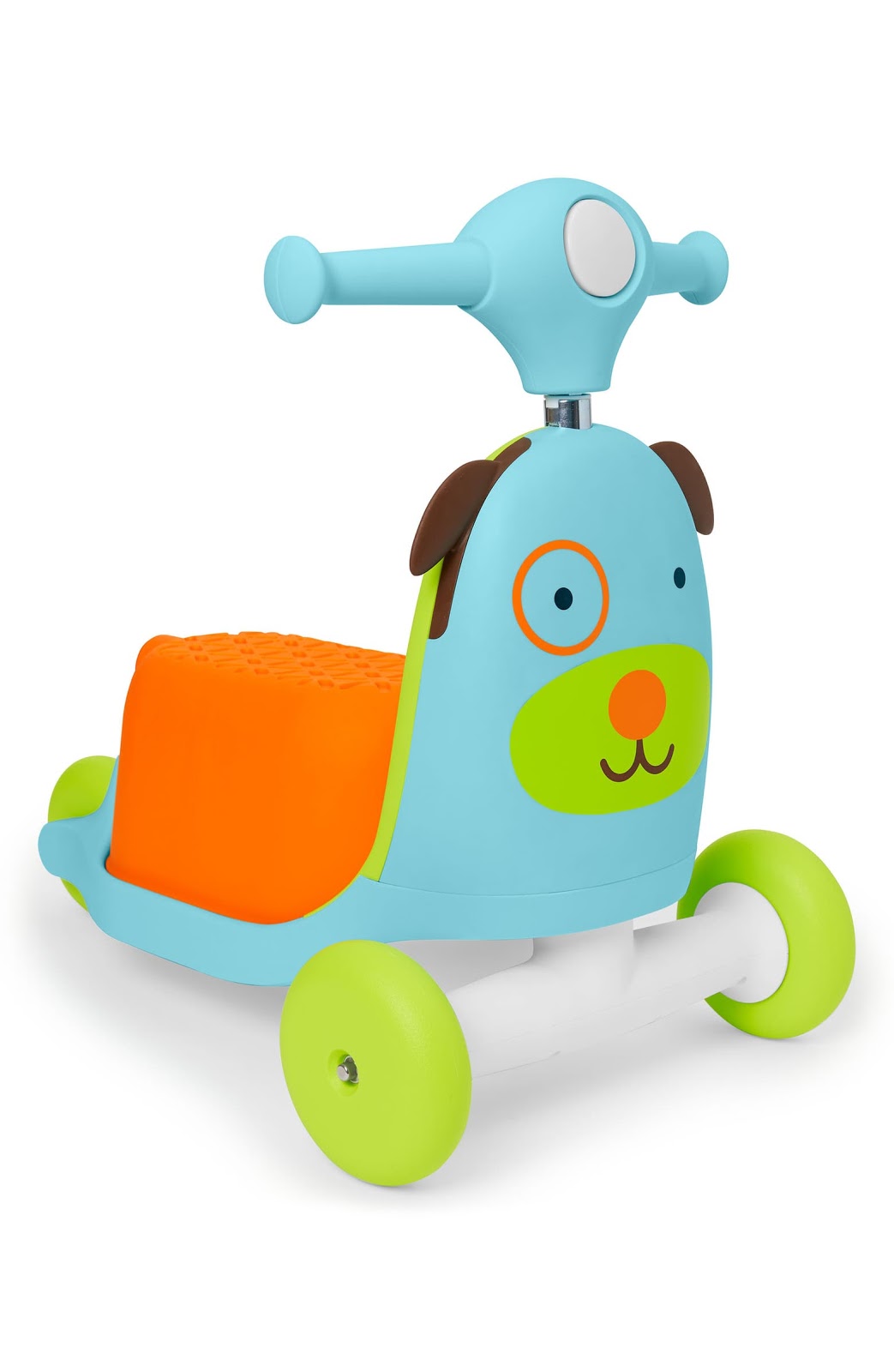 A scooter that looks like a dog.