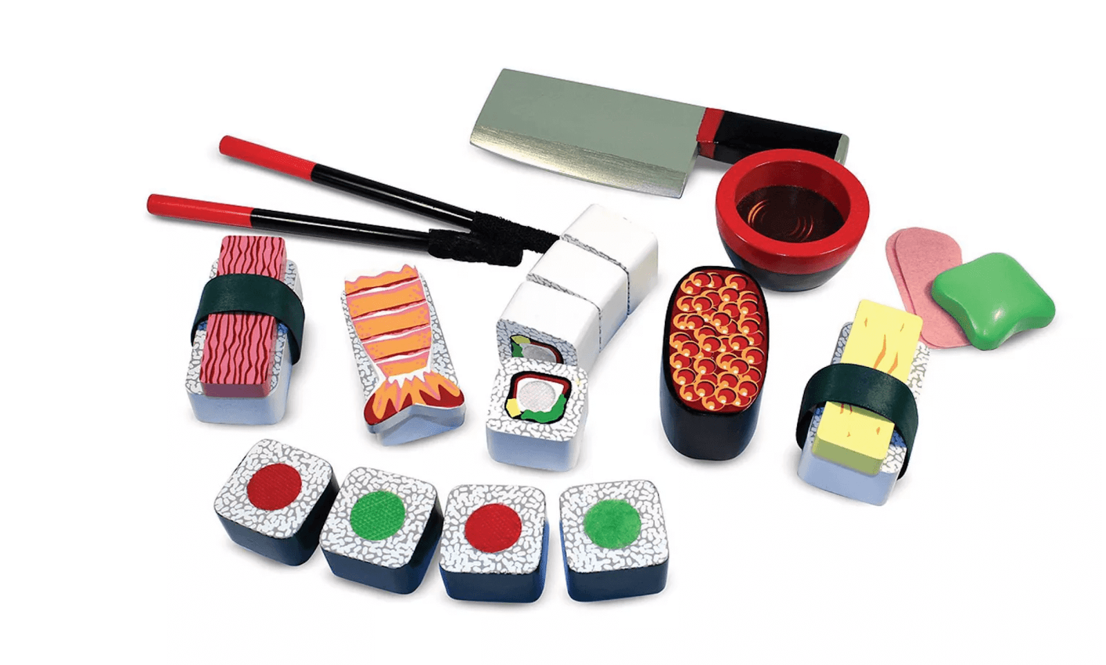 Toy sushi set.