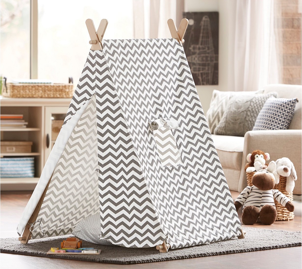 A tent designed for kids.