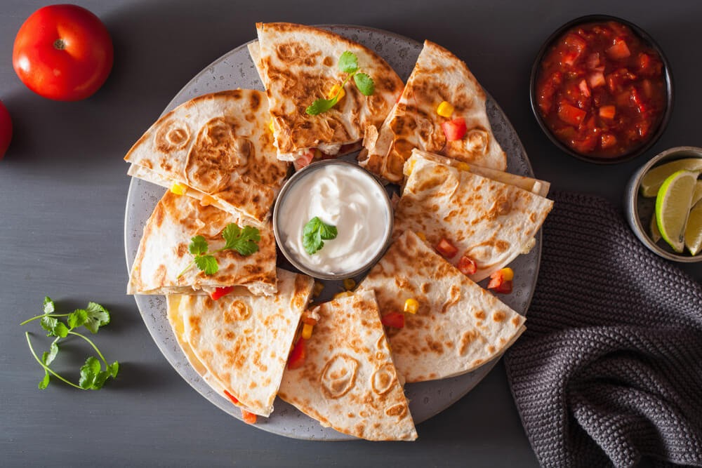 quesadillas
