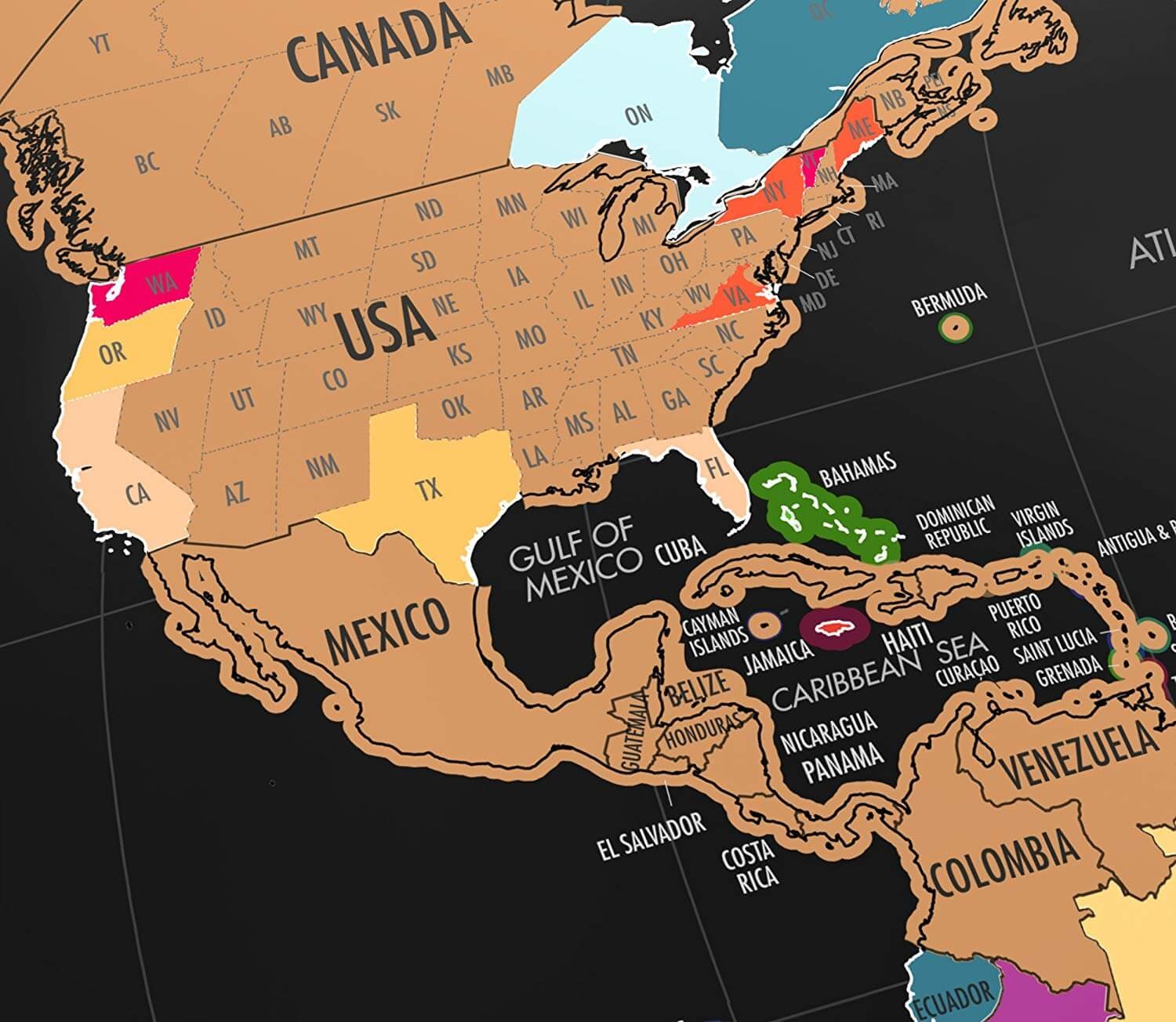 scratch off map