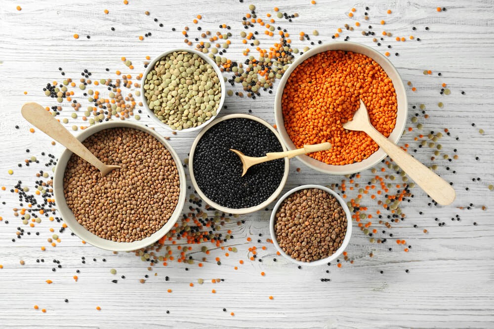 variety of lentils