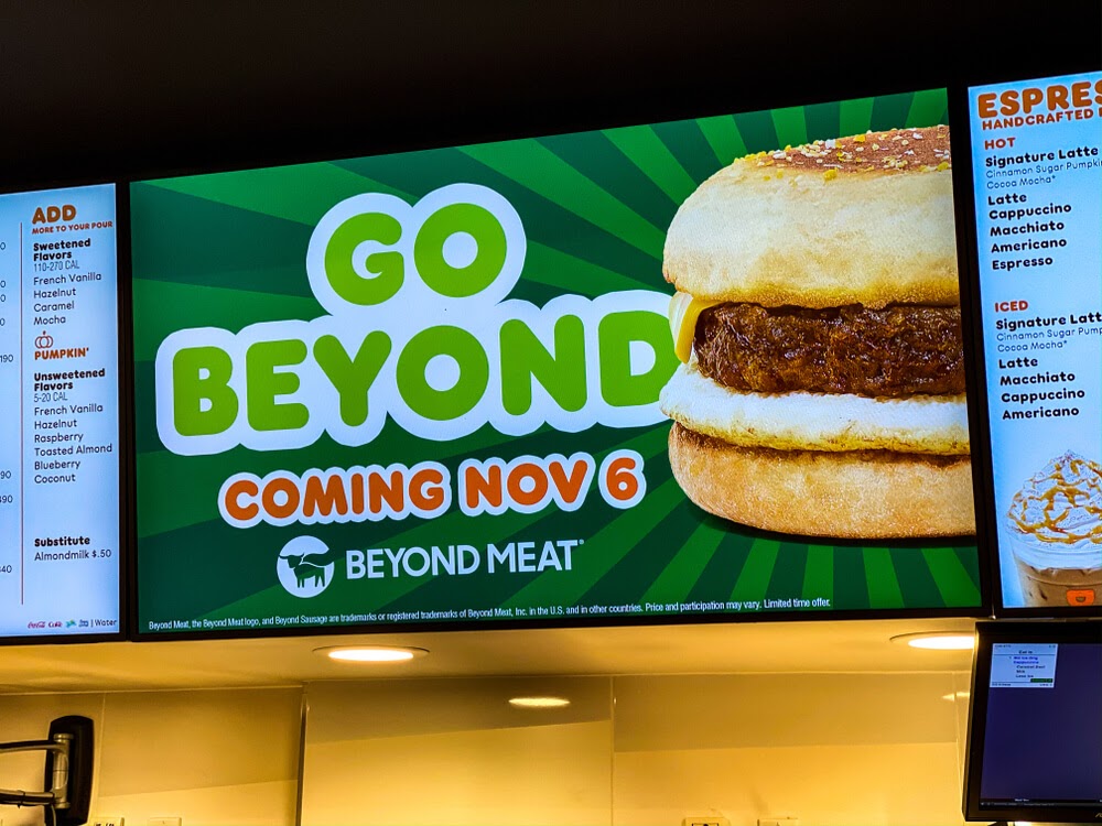 Dunkin Donuts Beyond Breakfast sandwich