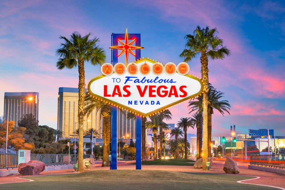 Classic Welcome to Las Vegas Nevada sign