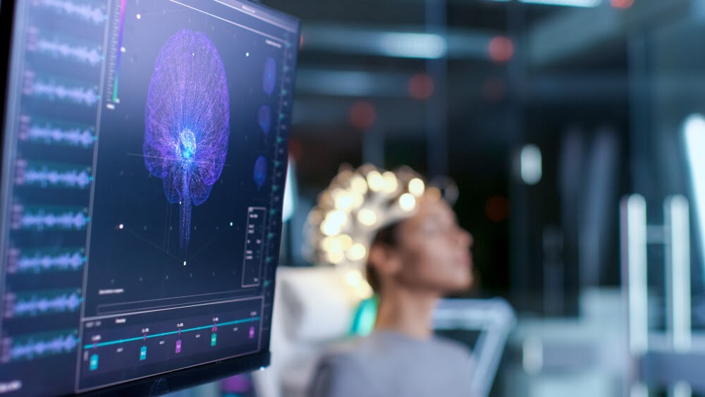 Brain scan screen