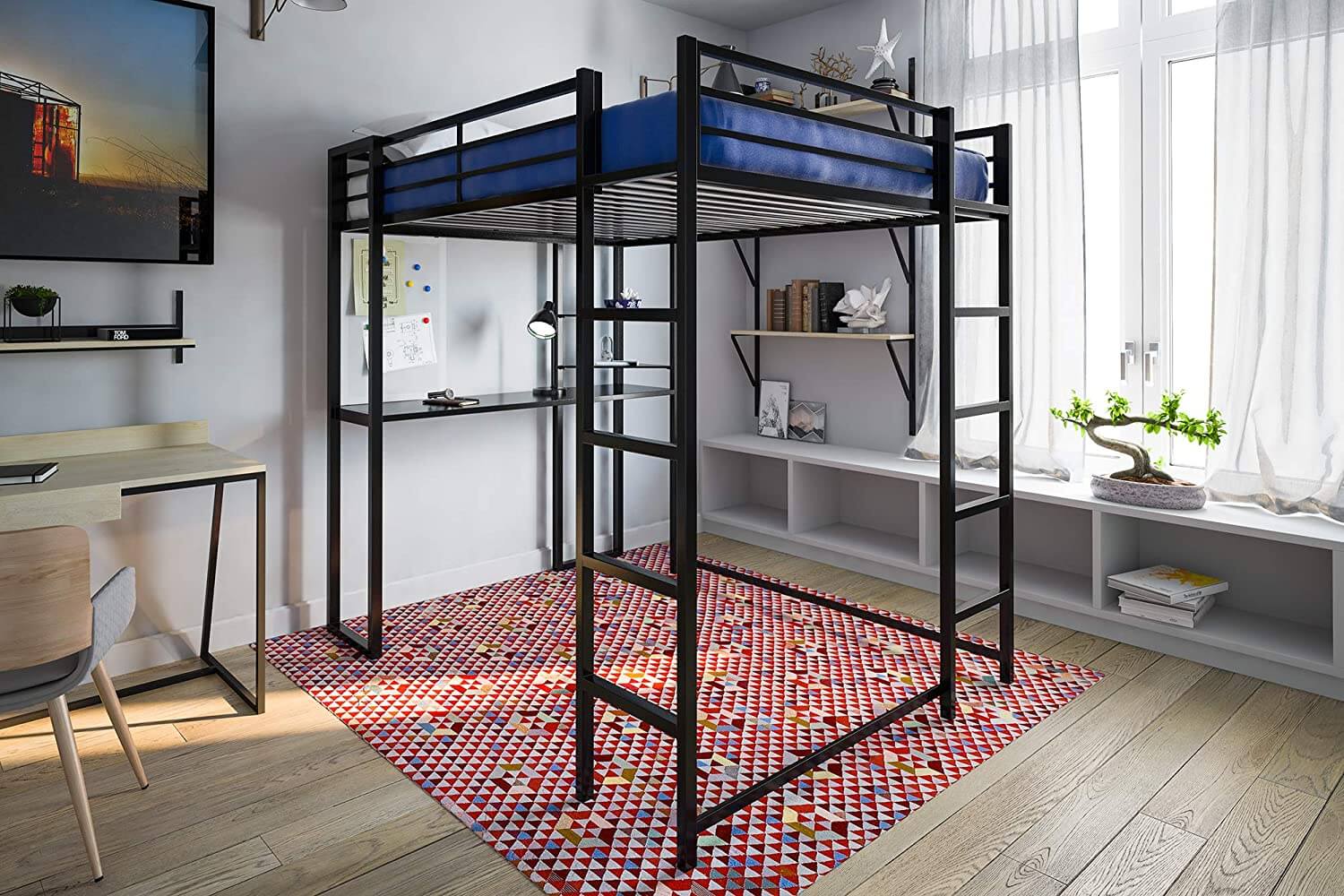 DHP Abode Full-Size Loft Bed