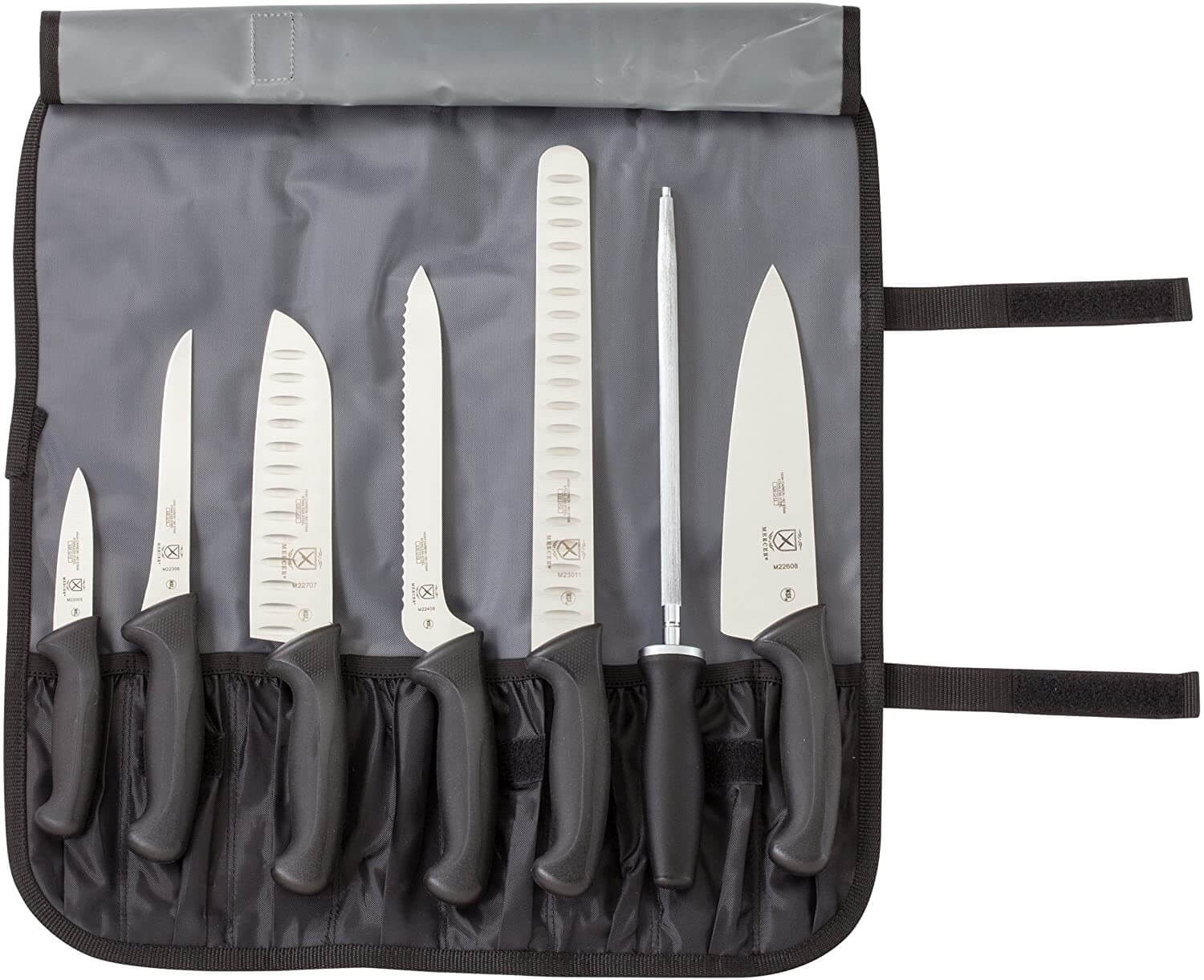 Mercer Culinary Millennia 8-Piece Knife Roll Set