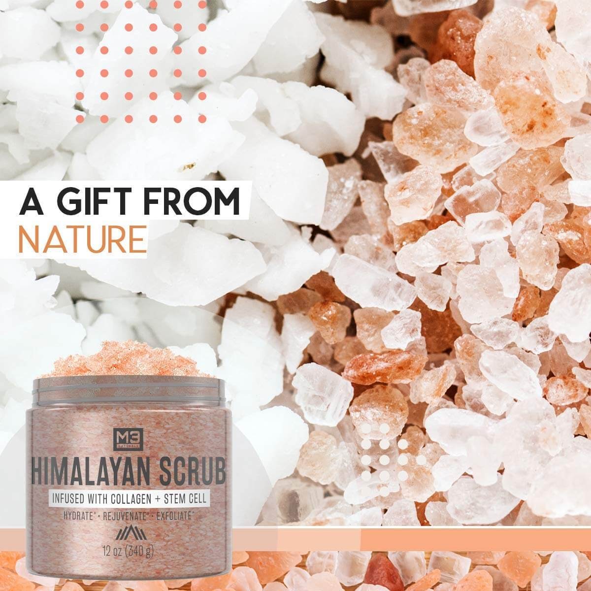 M3 Naturals Himalayan Salt Scrub