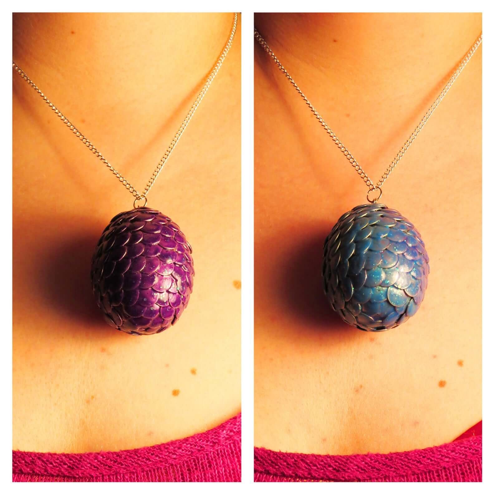 Color Changing Dragon Egg Necklaces