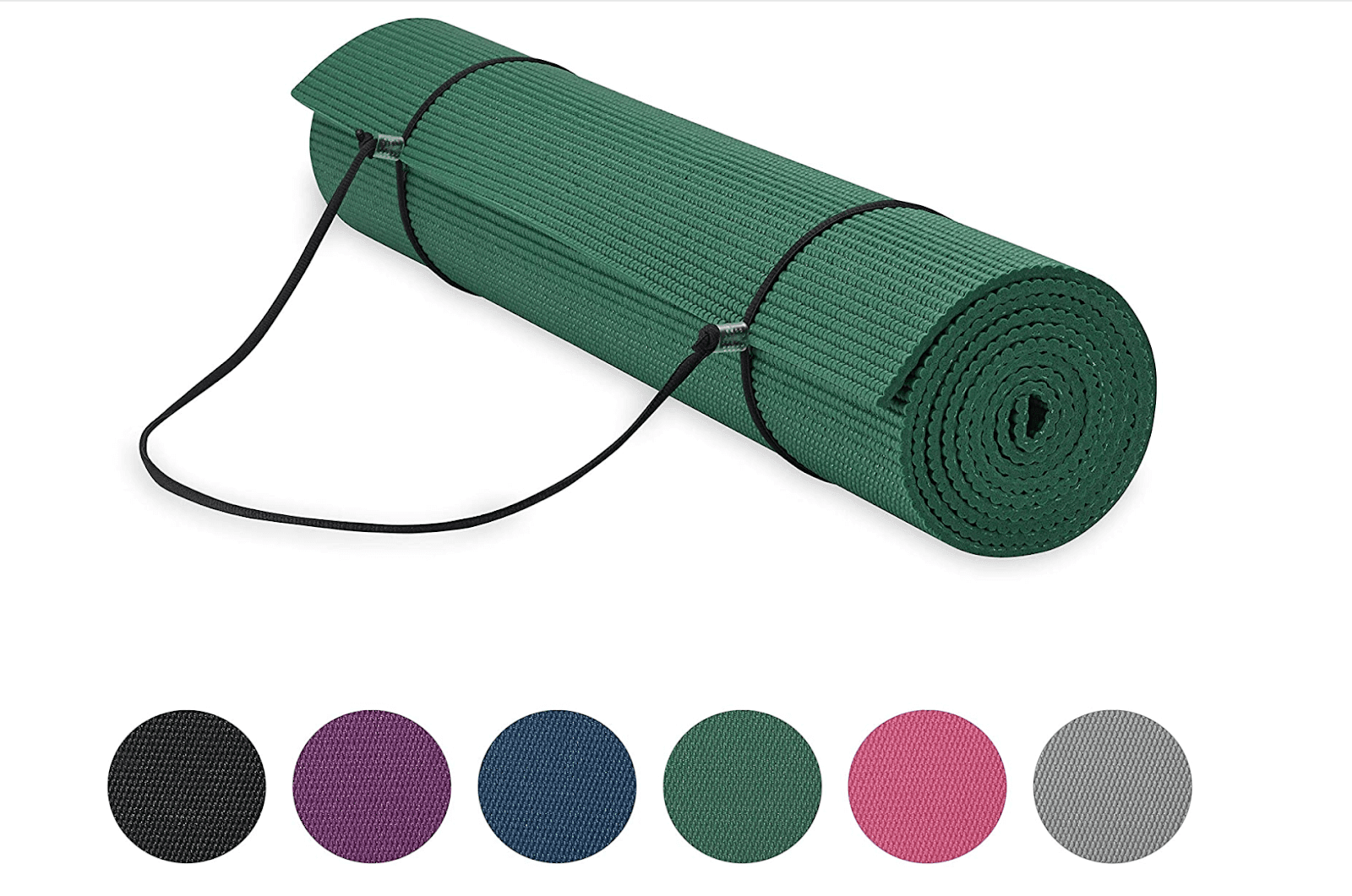 Gaiam Essentials Premium Yoga Mat with Yoga Mat Carrier Sling