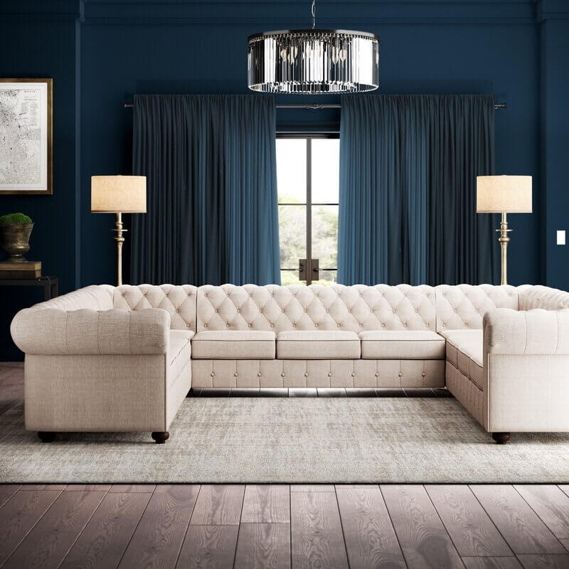Quitaque 135" Symmetrical Sectional