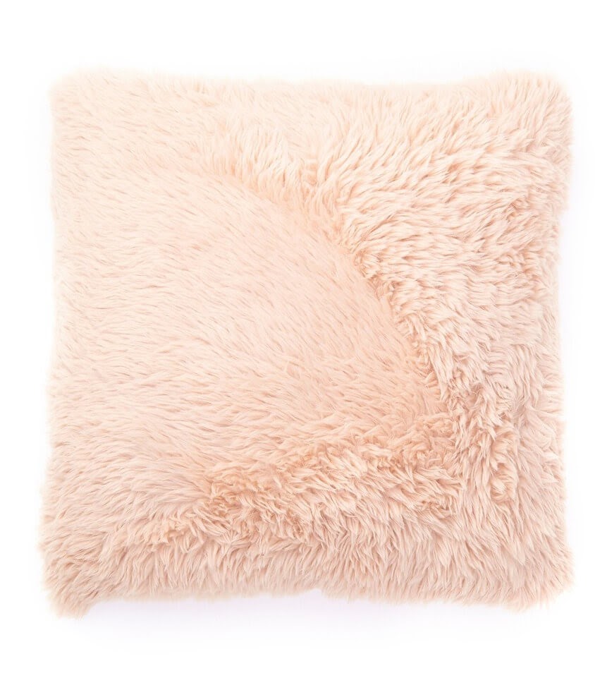 Faux Fur Accent Pillow