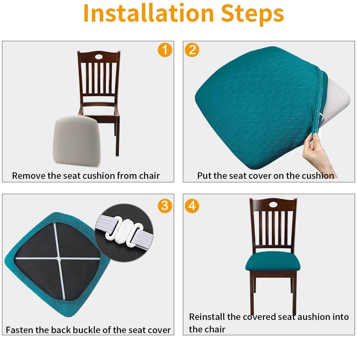 Stretch Chair Seat Covers