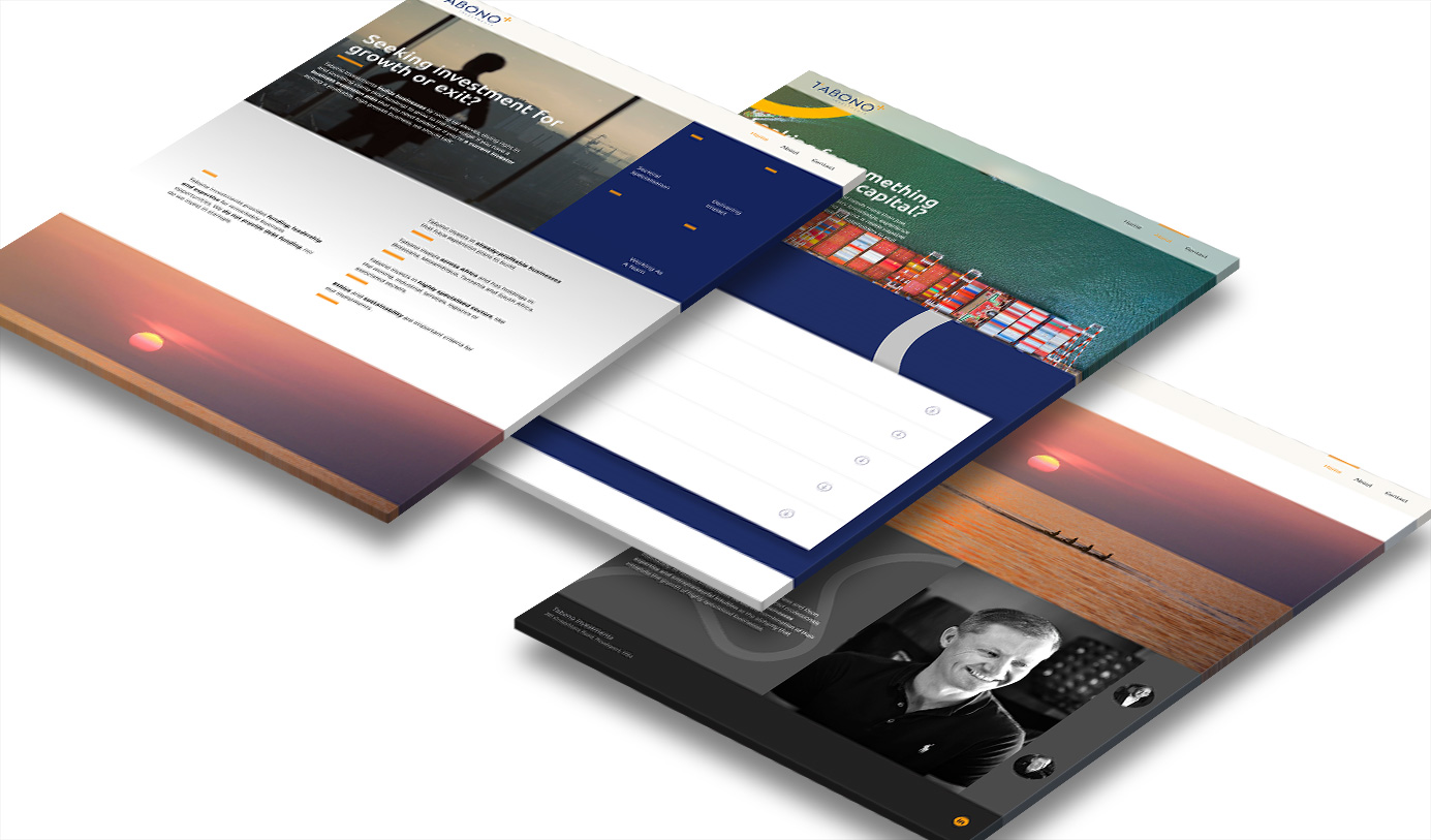 Brochure design for Tabono Investments. Web Design Agency in Johannesburg