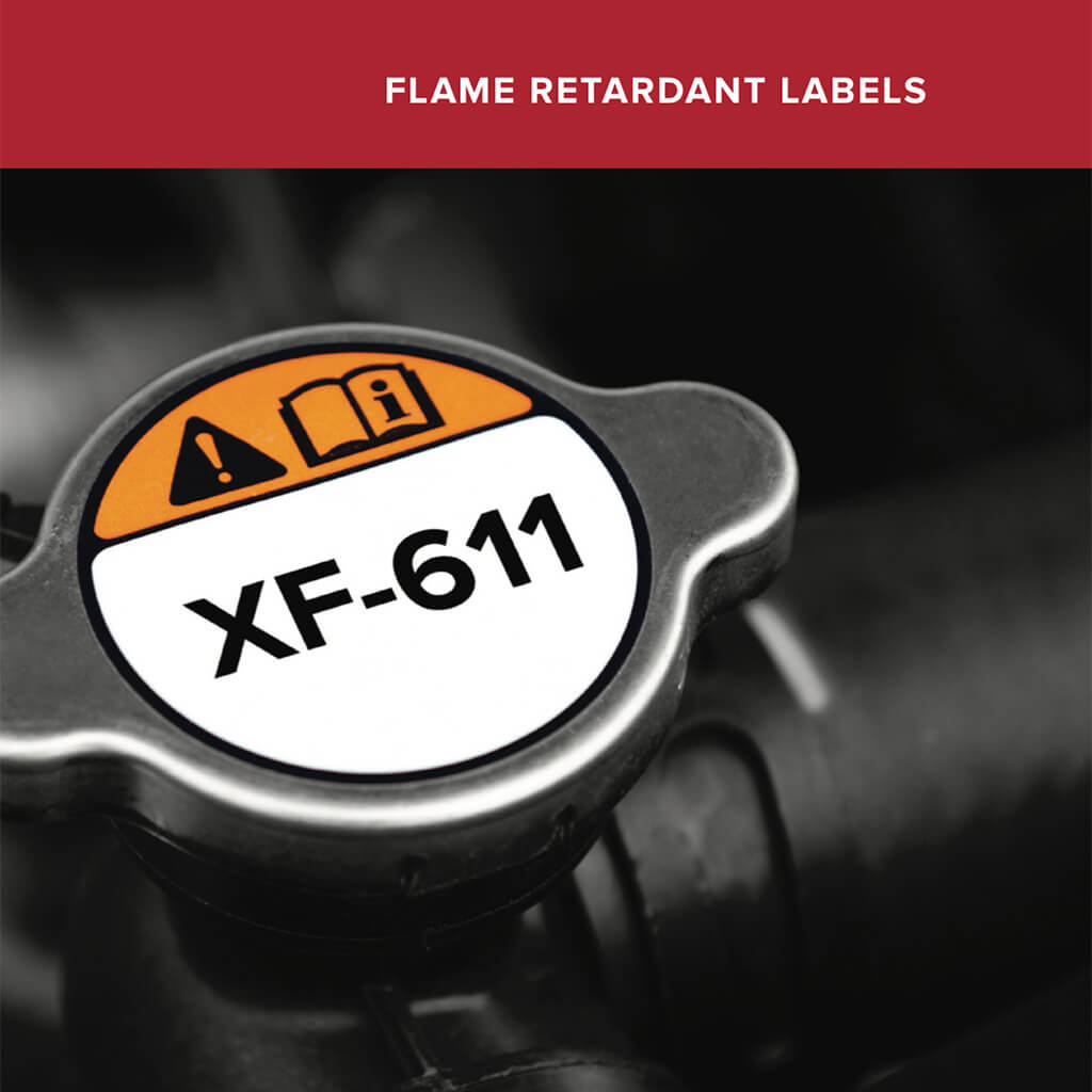 Polyonics: Flame Retardant Labels