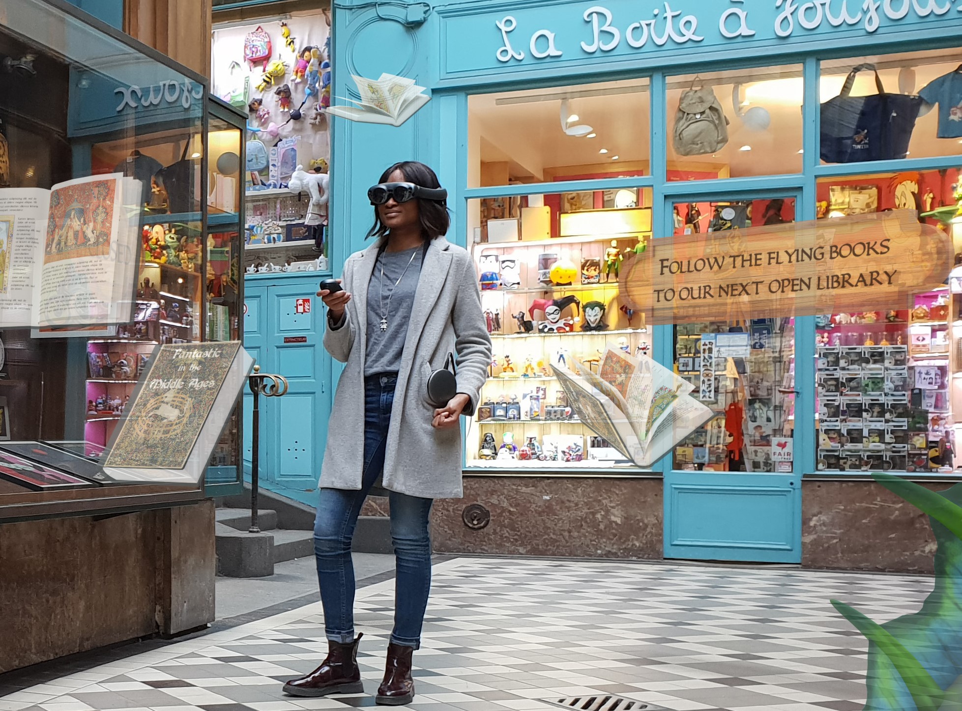 Bookstore Experience in 3D and AR