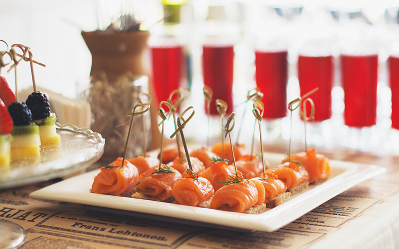 Canape Reception - photo by Tanya Gorelova from Pexels