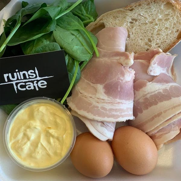 Ruins Cafe - Eggs Benny Pack