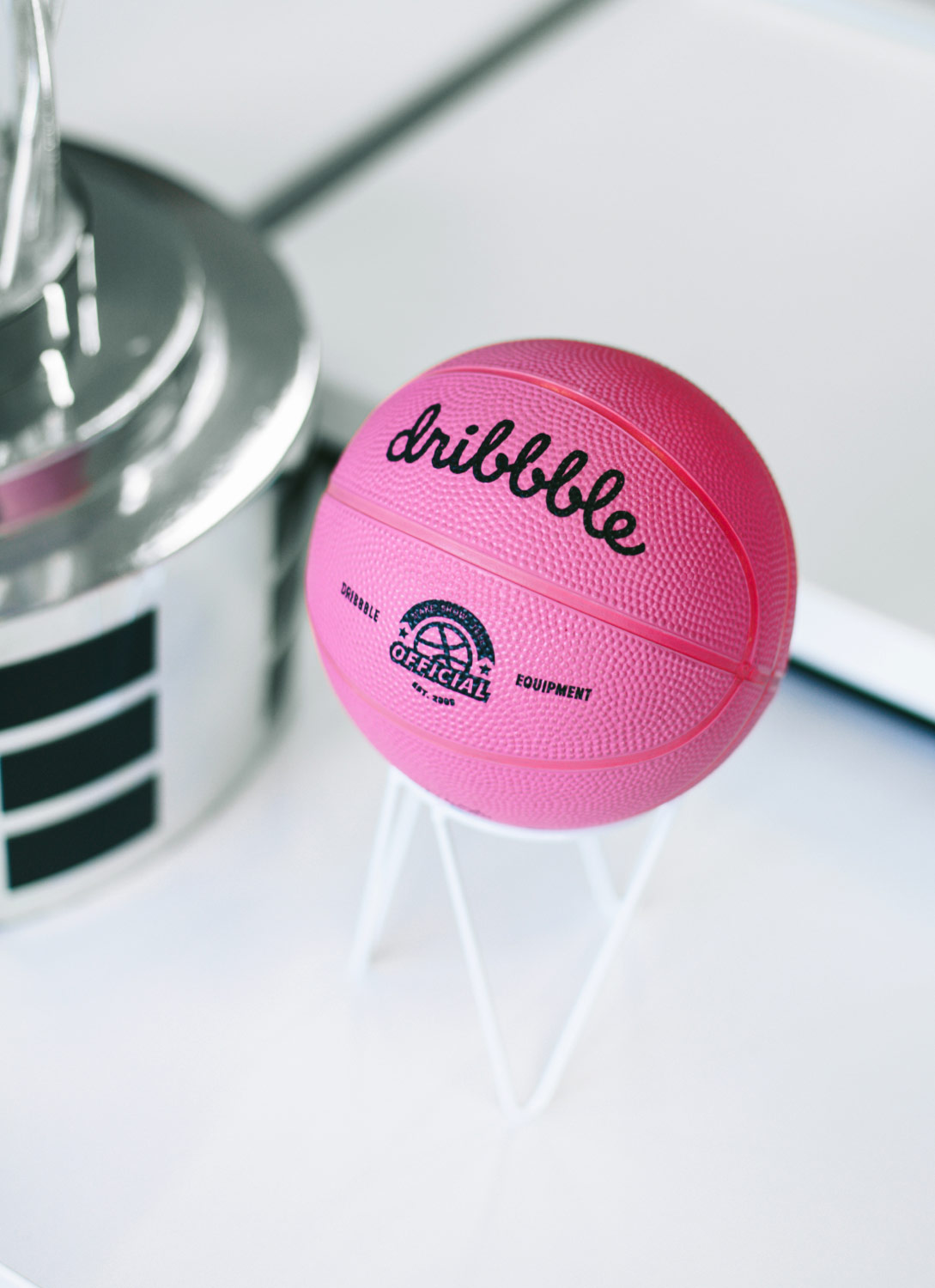 A Dirbbble ball.