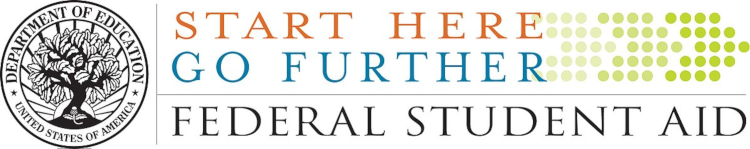 FAFSA logo start here go further federal student aid
