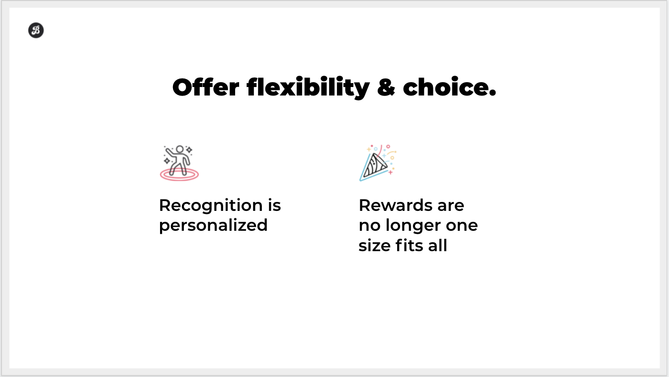 flexible rewards and recognition programs