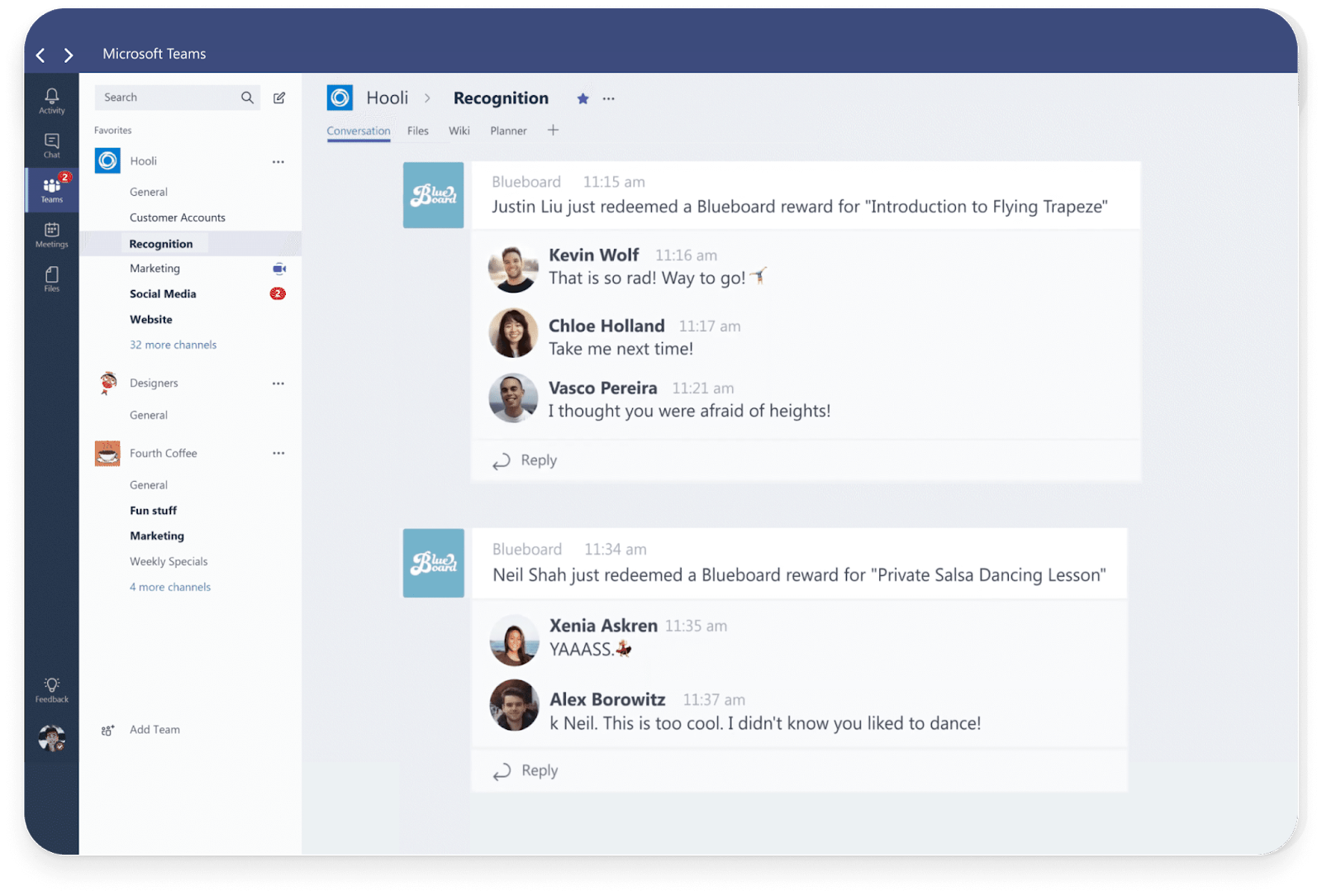 blueboard employee reward for GSD