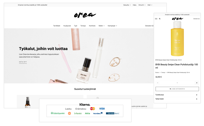 Verkkokaupan perustaminen onnistuu helposti MyCashflow'n teemoilla