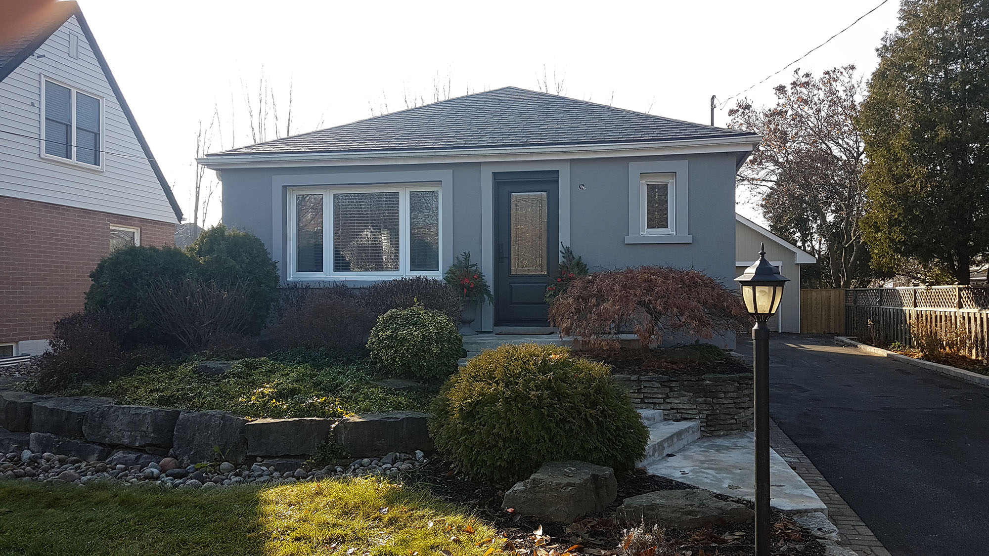 View of Exterior Stucco Trims Custom