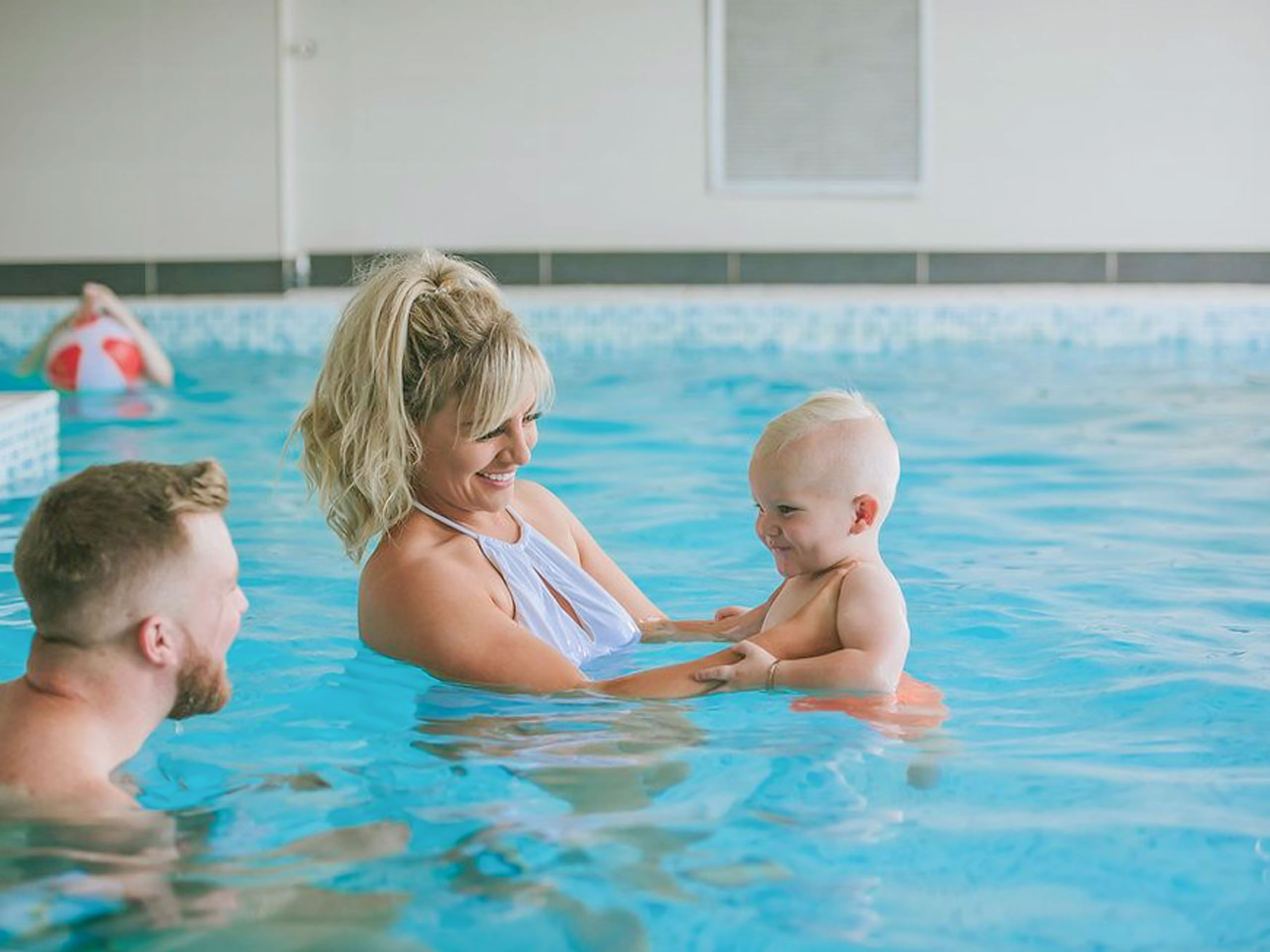 Not feeling like the beach today? Take the family for a dip in our pool.