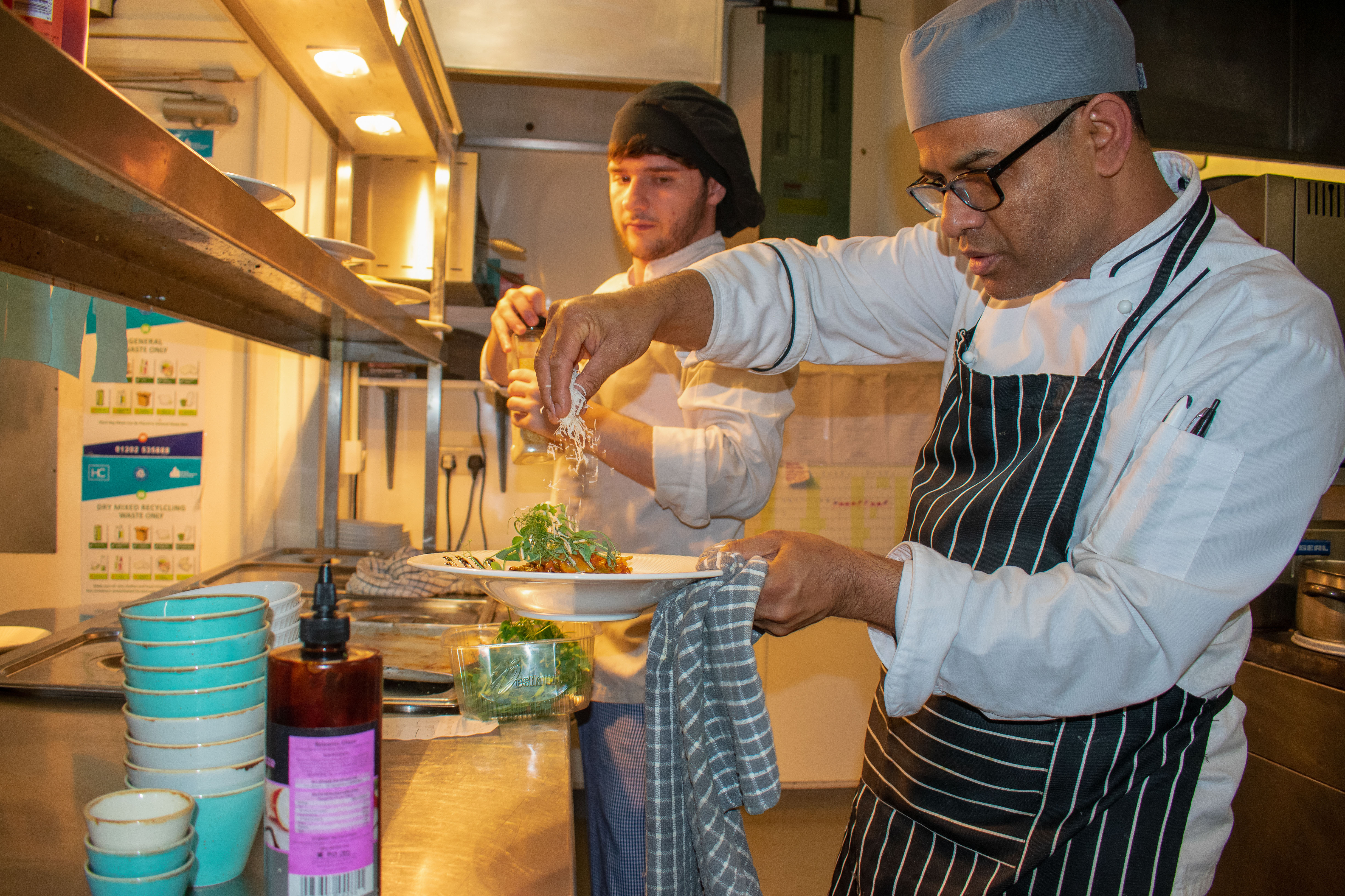 Our master Chef crafts and checks every meal with passion.