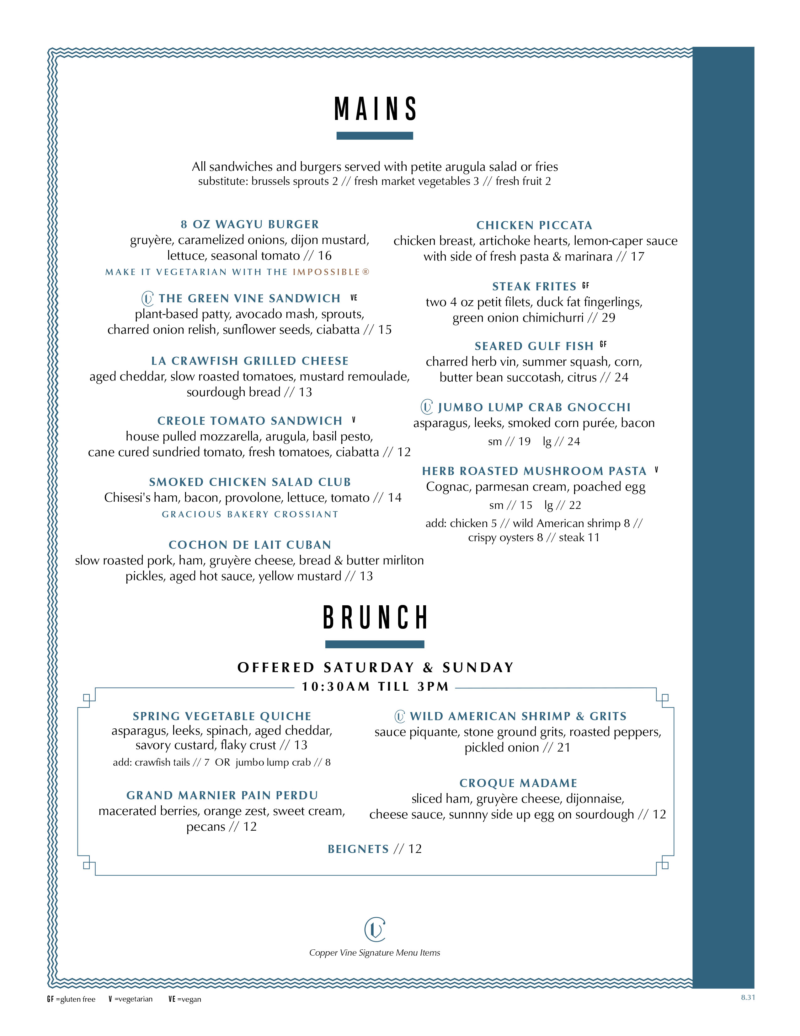 Brunch Near Me Copper Vine Wine Pub