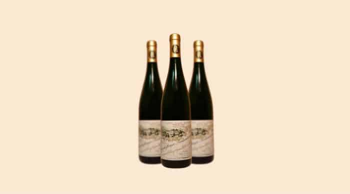 Sweet white wine: 1976 Egon Muller Scharzhofberger Riesling Trockenbeerenauslese, Mosel (Germany)