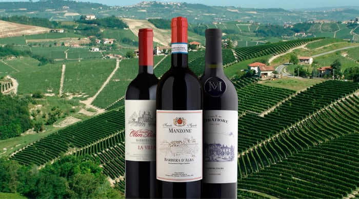 Where are sweet red wines made?