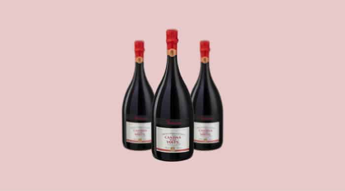 Sparkling red wine: