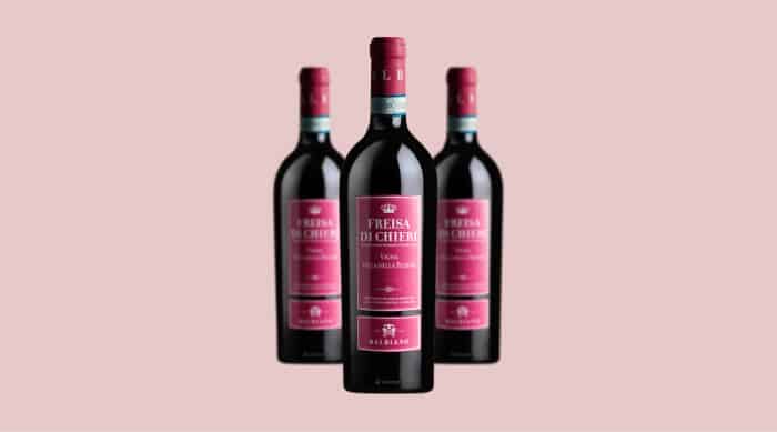 Sparkling red wine: