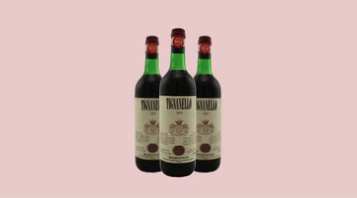 1975 Antinori Tignanello wine