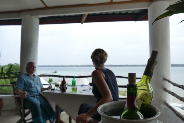 Ingenting mangler på terrassen til Mutinda