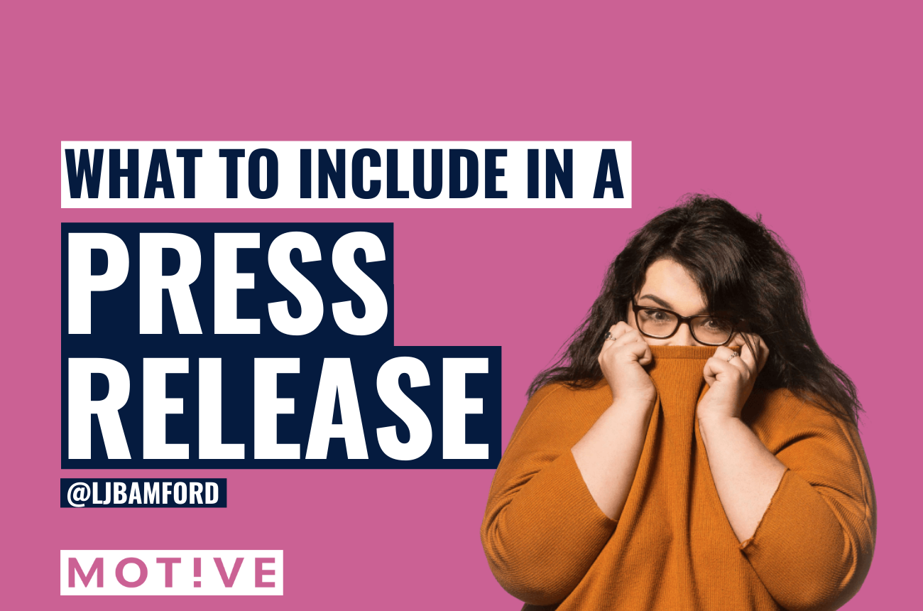 Five things you should always include in a press release