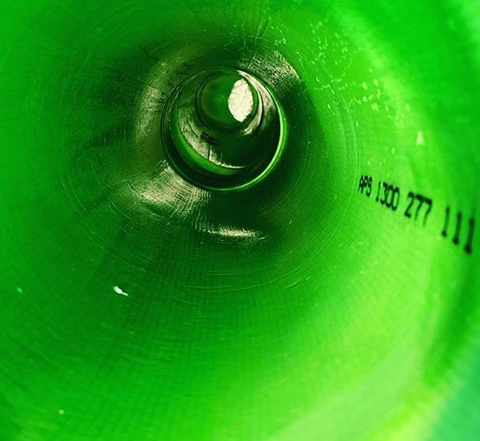 The inside of a relined pipe
