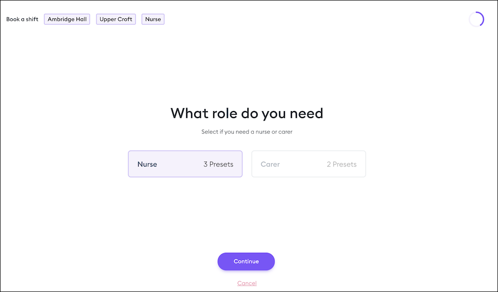 Select worker type you need