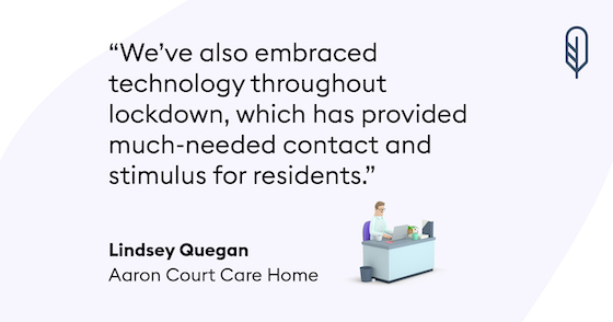 Care home lockdown story - Aaron Court Care Home