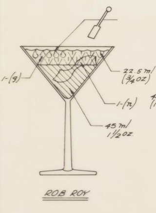 USDA Standardized Recipes for Rob Roy Cocktail