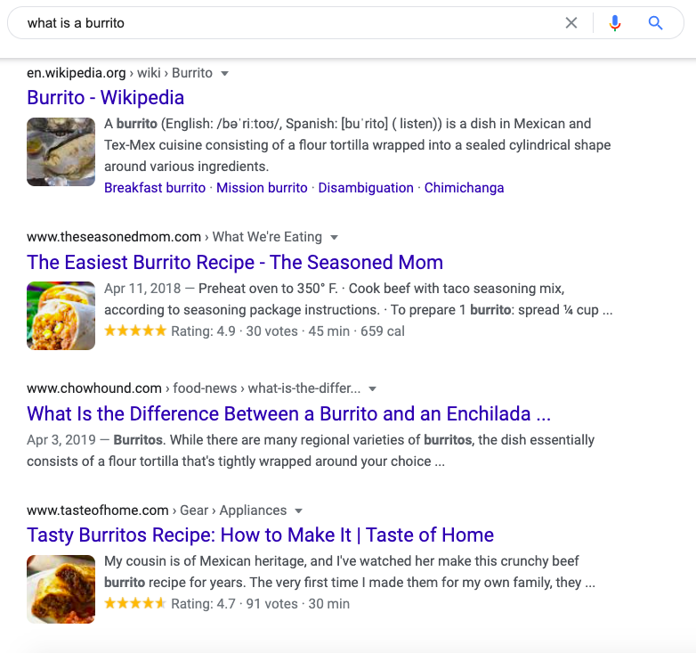 non-local SEO example