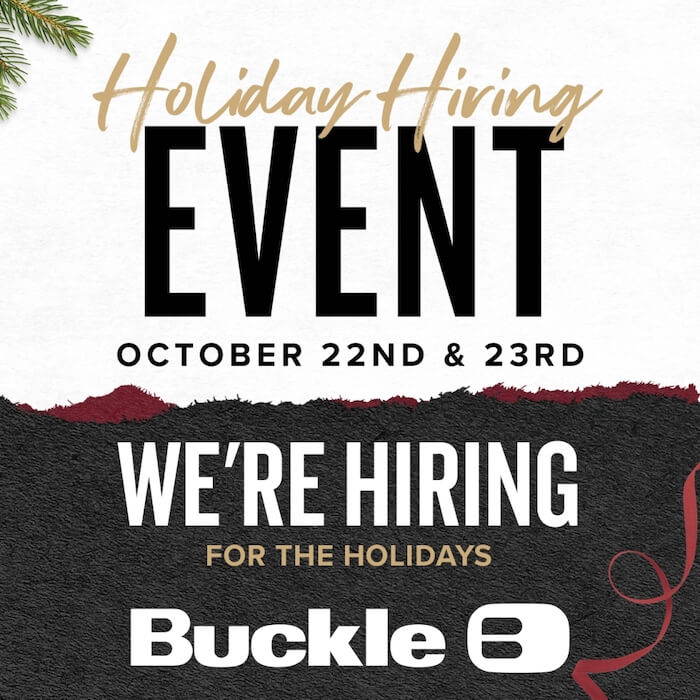Holiday Hiring Event poster