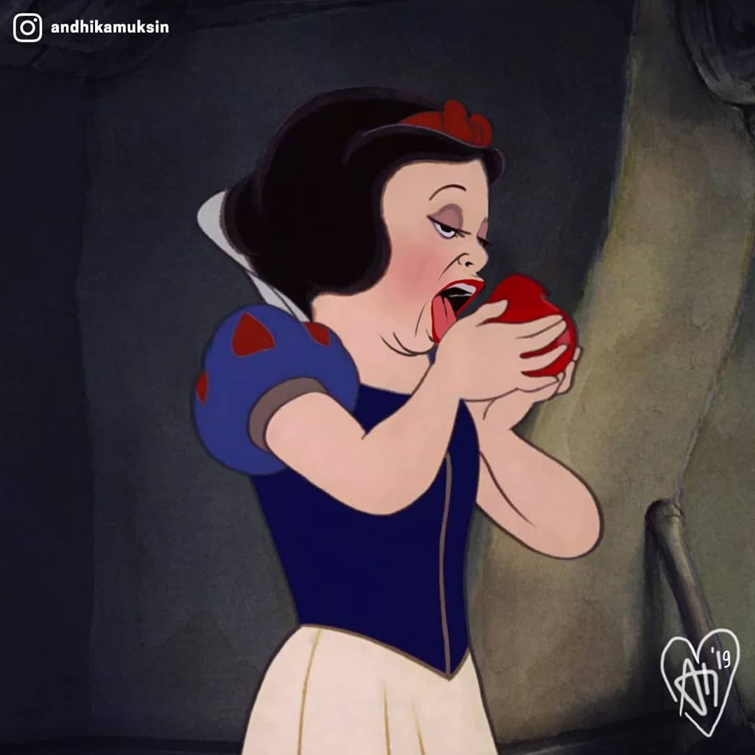 Andhika Muksin: Kolase Digital Gabungan Kultur Pop dan Disney!