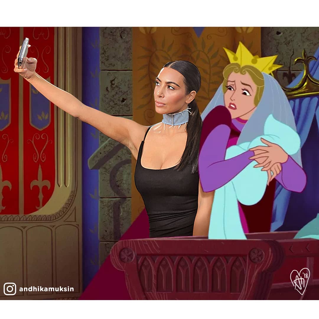 Andhika Muksin: Kolase Digital Gabungan Kultur Pop dan Disney!