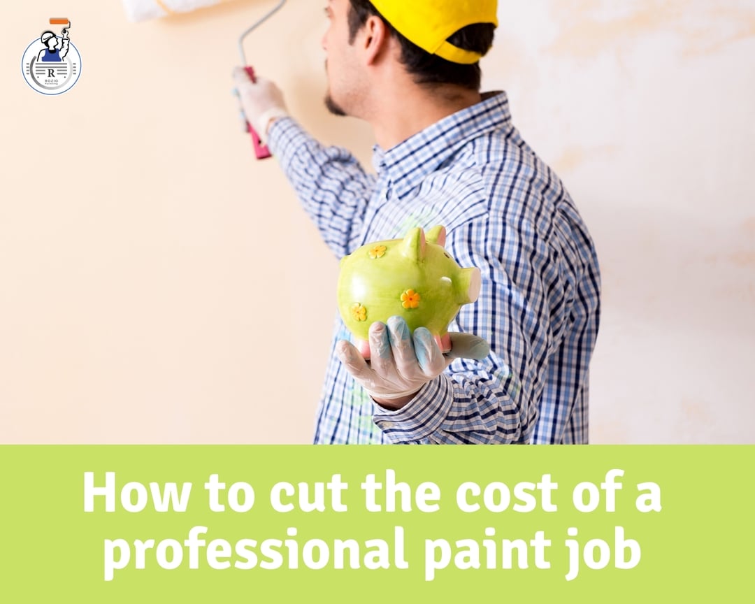 How to cut the costs of a professional paint job