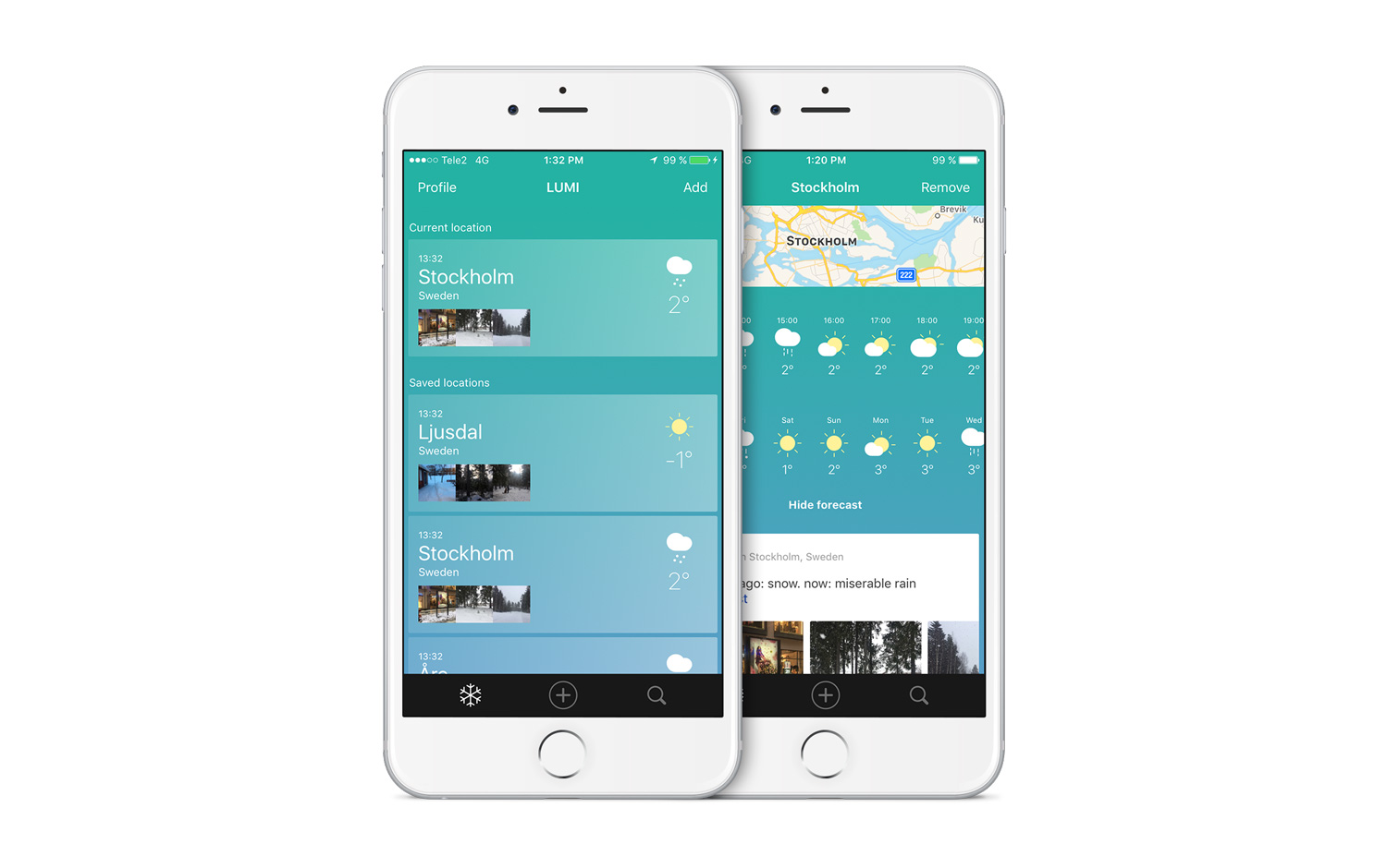 Lumi weather app